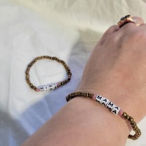 Mama and Mini Bracelet Set - Handmade